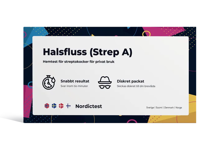 Snabbtest för halsfluss produktbild
