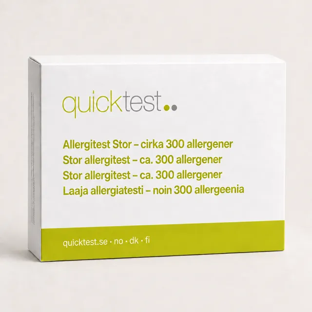 Allergi Stor (cirka 300 allergener) Labbtest - Provtagning Hemma produktbild