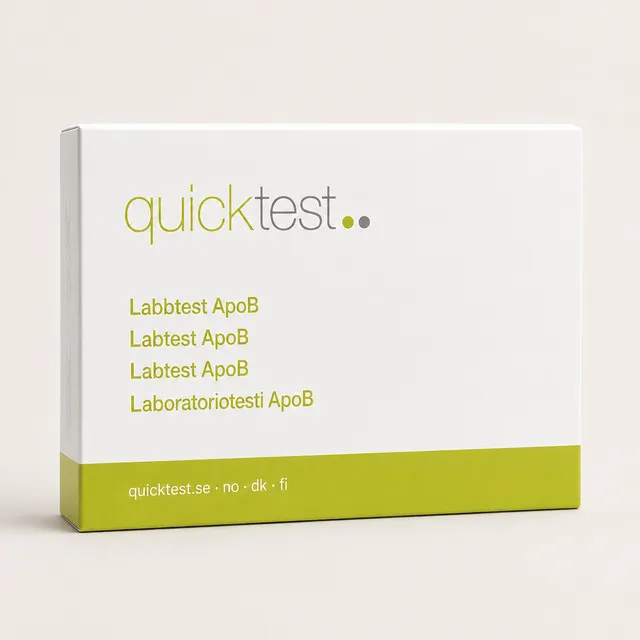 ApoB Labbtest - Provtagning Hemma produktbild