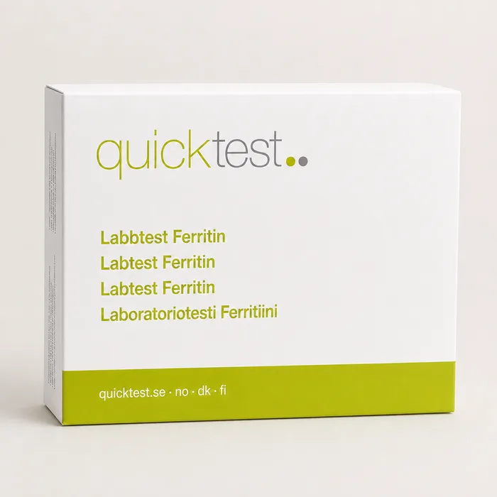Ferritin (järndepå) Labbtest - Provtagning Hemma produktbild