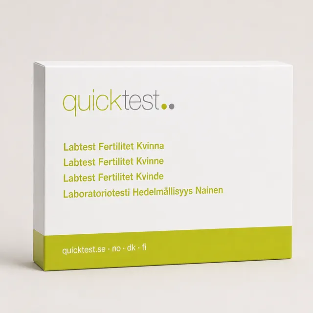 Fertilitet Komplett Labbtest - Provtagning Hemma produktbild