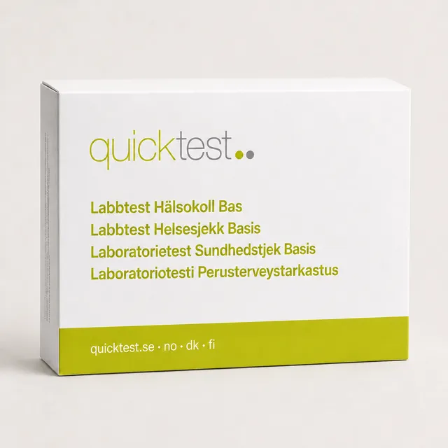 Hälsokoll Bas Labbtest - Provtagning Hemma produktbild