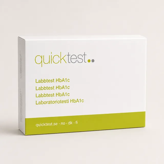 HbA1c (långtidsblodsocker) Labbtest - Provtagning Hemma produktbild