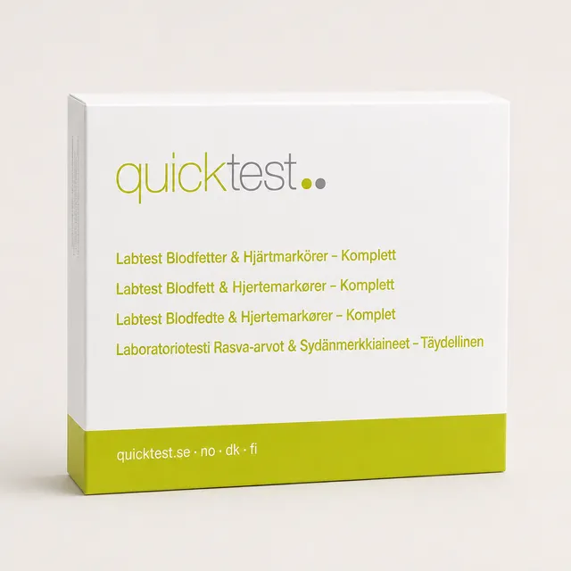Hjärt- och kärl Stor Labbtest - Provtagning Hemma produktbild