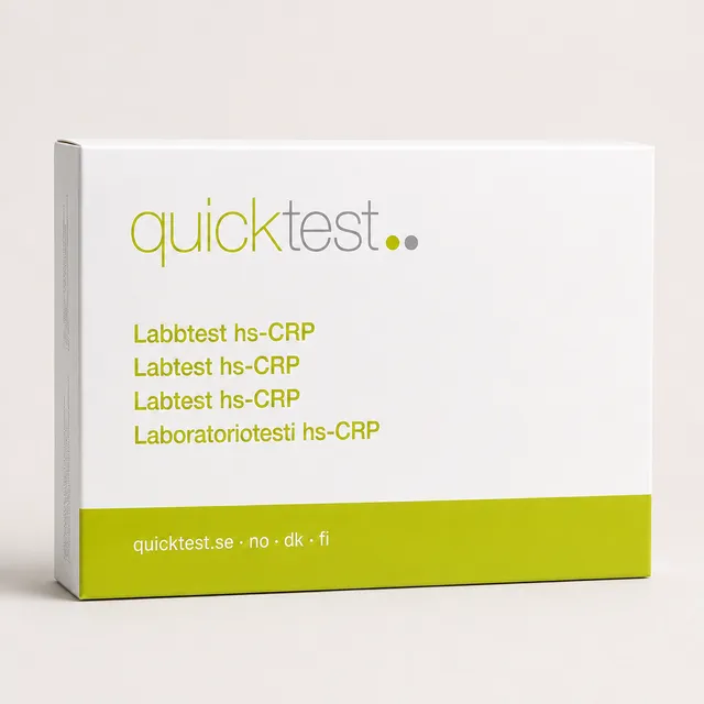 hs-CRP Labbtest - Provtagning Hemma produktbild