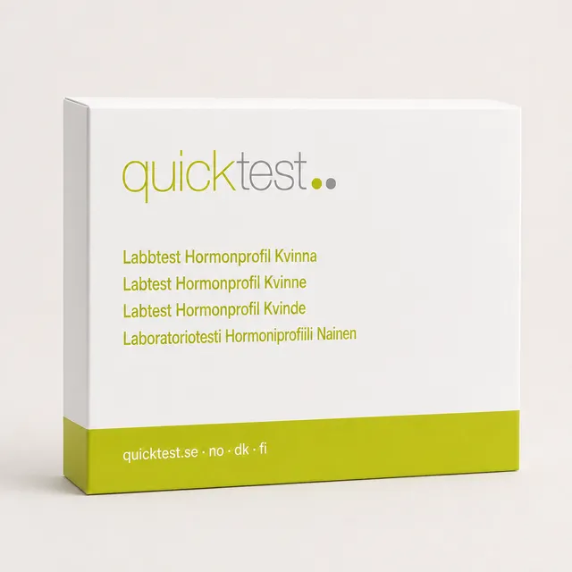 Komplett hormonprofil Kvinna Labbtest - Provtagning Hemma produktbild