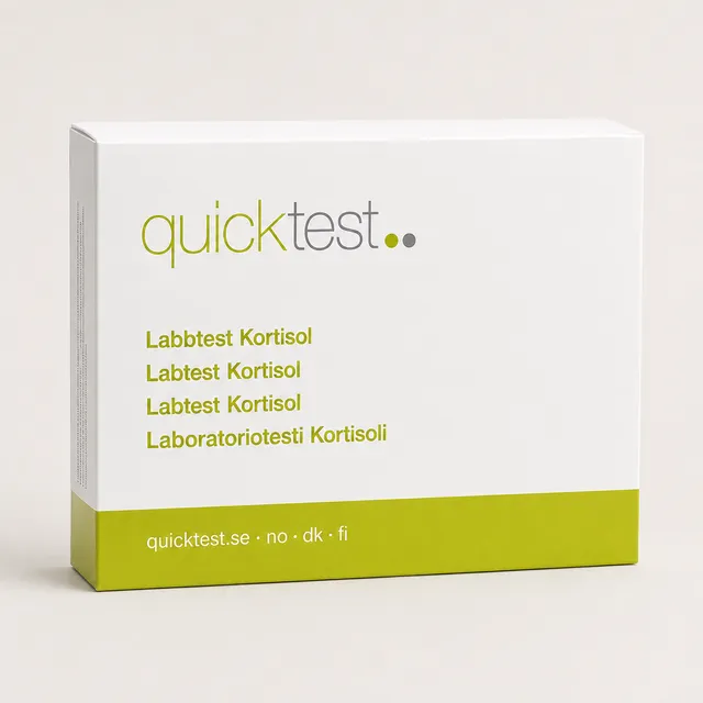 Kortisol Labbtest - Provtagning Hemma produktbild