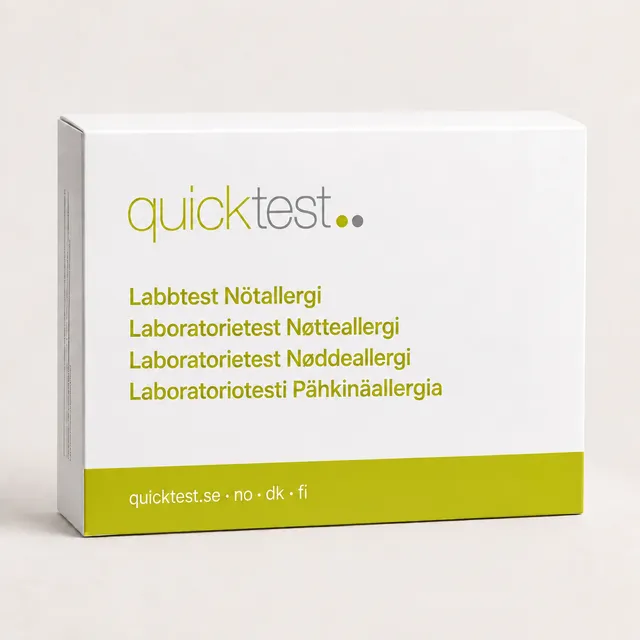 Nötallergi Labbtest - Provtagning Hemma produktbild