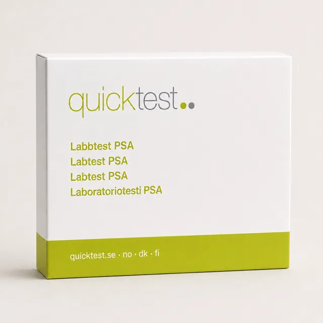 PSA Labbtest - Provtagning Hemma produktbild