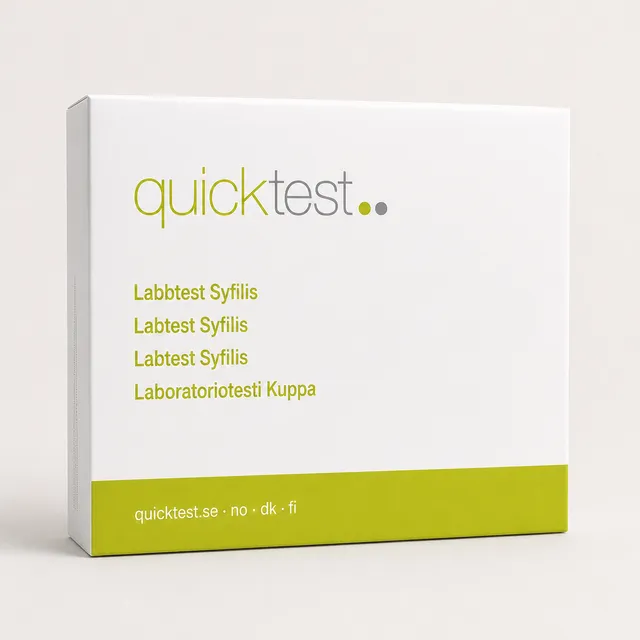 Syfilis Labbtest - Provtagning Hemma produktbild