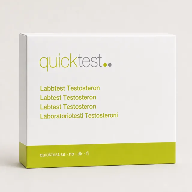 Testosteron Labbtest - Provtagning Hemma produktbild