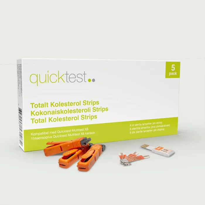 X6 Refill - Kolesterolstrips 5st produktbild
