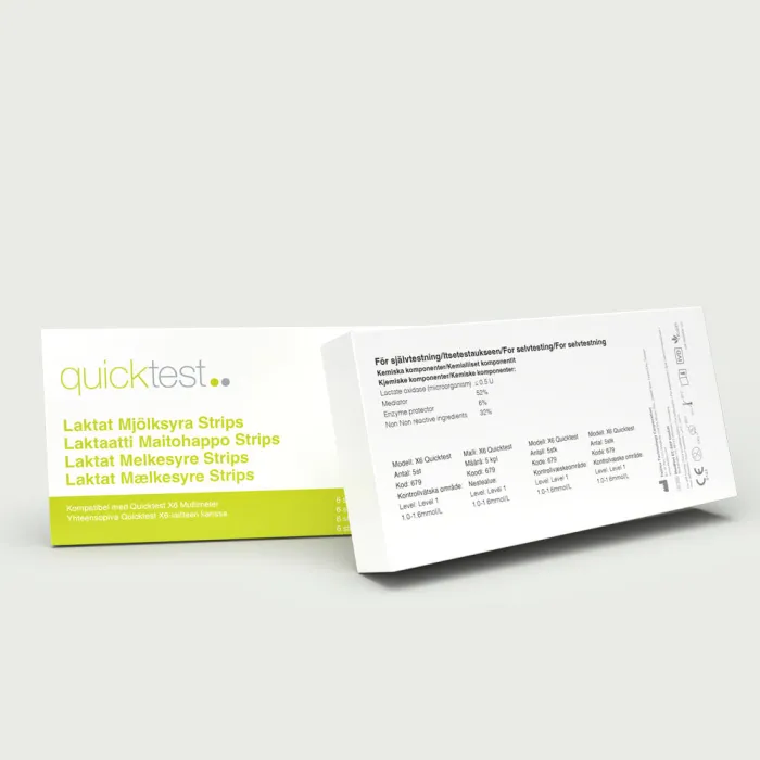 X6 Refill - Laktatstrips - 50-pack produktbild